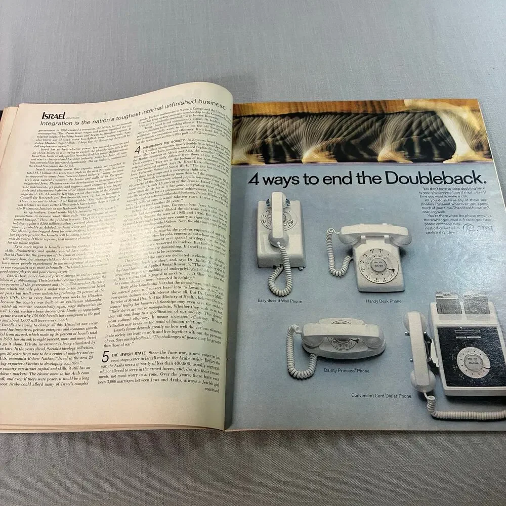 Vintage 1968 LOOK Magazine Catherine Deneuve Israel 20 Years Apr 30 See Descr